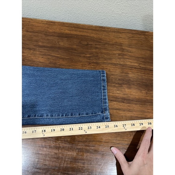 Style And Co. Denim Jeans Women 16 Petite Slim Leg Medium‎ Wash - Picture 7 of 10